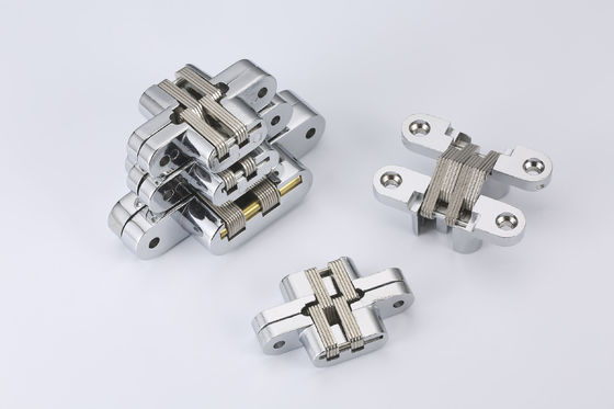 Antiwear Sturdy Heavy Duty บานพับประตูที่มองไม่เห็นป้องกันการกัดกร่อน