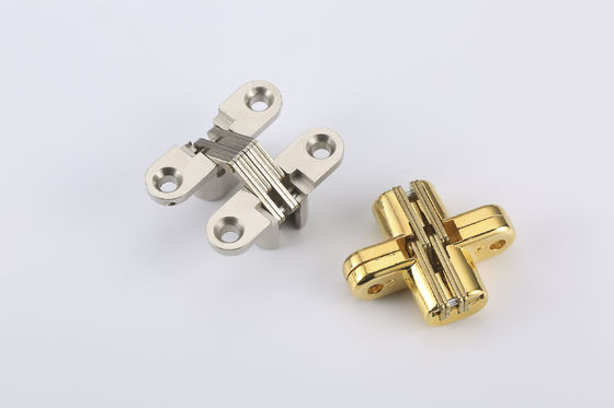 Moistureproof Heavy Duty Invisible Hinge Zinc Alloy ทนทานต่อความเสียหาย
