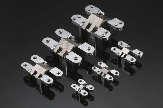 บานพับฝังร่องแบบปรับได้ภายในติดตั้งบานพับที่มองไม่เห็นสแตนเลสกันน้ำ