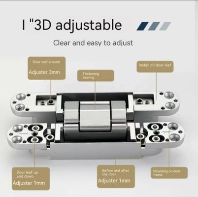 กลิ่นเงียบ Hinge 180 3D ปรับ HINGE ซ่อนระดับ