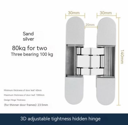 กลิ่นเงียบ Hinge 180 3D ปรับ HINGE ซ่อนระดับ