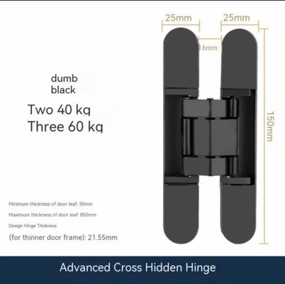 5 มิลลิเมตรเจาะหลุม ซาติน นิเคิลภาระหนัก Hinge ไม่เห็นชุดกับสกรูและพัสดุ