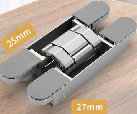 สังกะสีซิงค์ สังกะสีหนัก ไม่เห็น Hinges 120 กิโลกรัม ความจุสําหรับประตู 18-22 มม