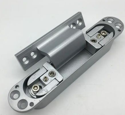 Hinge หนักที่มองไม่เห็น 120 กิโลกรัม ภาระสูงสุด Satin Nickel 180\u00b0 เปิด